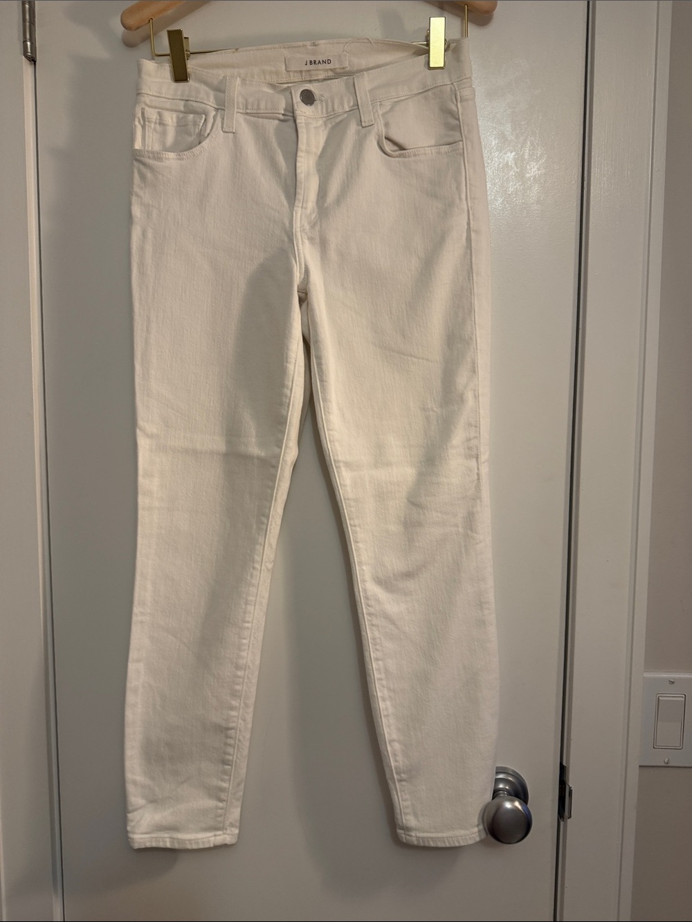 J Brand Blanc Skinny White Jeans Size 27